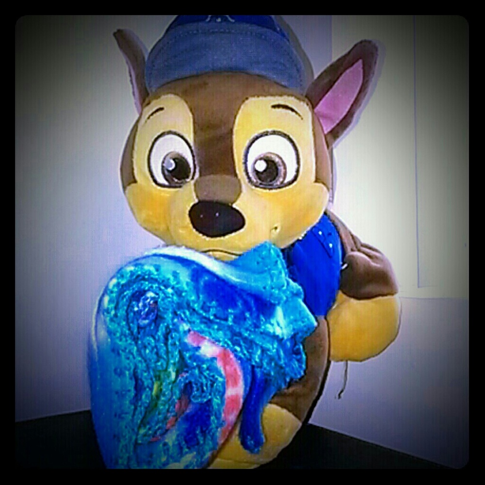 Paw Patrol plush doll and blanket.